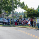 Group of protesters